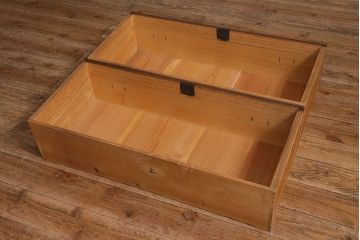 レトロ雑貨　鉄脚リメイク　上品なレトロスタイルに合う桐材製のリビングボード(テレビ台、衣装箪笥、桐箪笥、桐たんす)(R-040570)