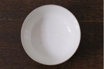 アンティーク雑貨　幕末明治期　伊万里焼　色絵蓋茶碗5客セット(蓋付茶碗、和食器)(R-040575)
