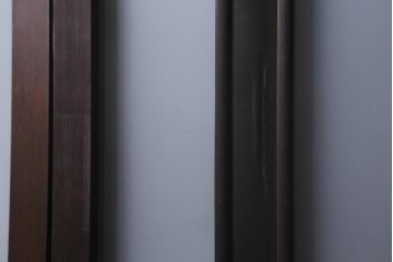 アンティーク建具　昭和中期　すりガラス　落ち着いた雰囲気が魅力的なガラス戸4枚セット(引き戸)(R-040587)