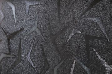 アンティーク建具　昭和中期　すりガラス　落ち着いた雰囲気が魅力的なガラス戸4枚セット(引き戸)(R-040587)