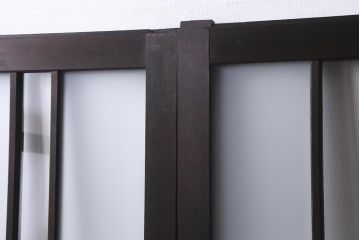 アンティーク建具　昭和中期　すりガラス　落ち着いた雰囲気が魅力的なガラス戸4枚セット(引き戸)(R-040587)