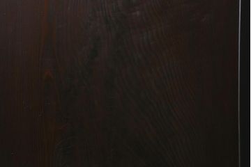 アンティーク建具　明治大正期　ペイント　すりガラス入り　黒い木枠がモダンな格子帯戸4枚セット(引き戸、板戸)(R-040589)