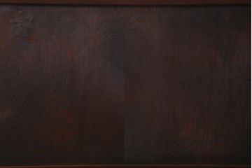 アンティーク建具　組子入り　和モダンスタイルにおすすめな上手物の引き戸2枚セット(ガラス帯戸、建具)(R-040591)