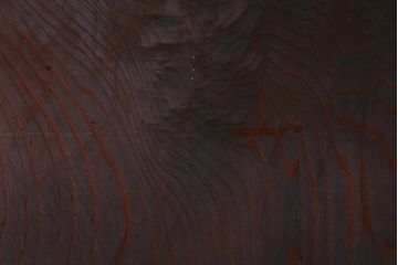 アンティーク建具　組子入り　和モダンスタイルにおすすめな上手物の引き戸2枚セット(ガラス帯戸、建具)(R-040591)