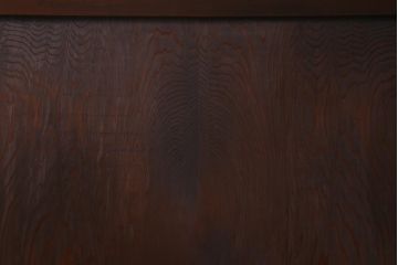 アンティーク建具　組子入り　和モダンスタイルにおすすめな上手物の引き戸2枚セット(ガラス帯戸、建具)(R-040591)