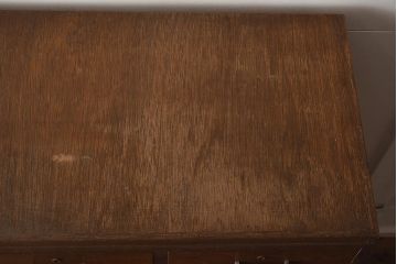 レトロ家具　昭和中期　前面ナラ材　レトロな佇まいが魅力の衣装タンス(チェスト、引き出し)(R-040593)