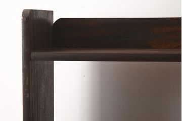 アンティーク家具　和製アンティーク　使い込まれた質感が味のある木製オープンラック(本棚、飾り棚)(R-040600)