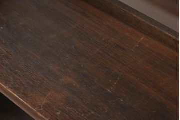 アンティーク家具　和製アンティーク　使い込まれた質感が味のある木製オープンラック(本棚、飾り棚)(R-040600)