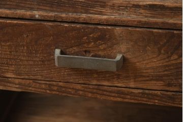 アンティーク家具　和製アンティーク　昭和初期　使い込まれた質感が味のある文机(座机、ローテーブル)(R-040603)