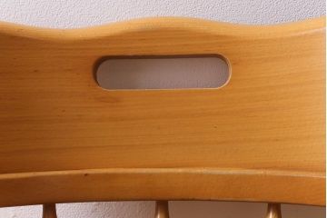 ビンテージ家具　飛騨産業　穂高シリーズ　キツツキマーク　アームチェア(キャプテンチェア)(R-040610)
