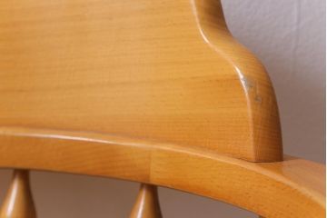 ビンテージ家具　飛騨産業　穂高シリーズ　キツツキマーク　アームチェア(キャプテンチェア)(R-040610)