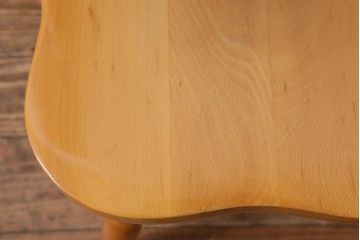 ビンテージ家具　飛騨産業　穂高シリーズ　キツツキマーク　アームチェア(キャプテンチェア)(R-040610)