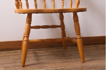 ビンテージ家具　飛騨産業　穂高シリーズ　キツツキマーク　アームチェア(キャプテンチェア)(R-040610)