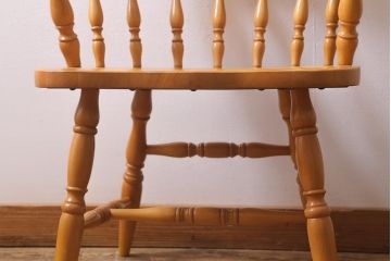ビンテージ家具　飛騨産業　穂高シリーズ　キツツキマーク　アームチェア(キャプテンチェア)(R-040611)