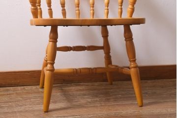 ビンテージ家具　飛騨産業　穂高シリーズ　キツツキマーク　アームチェア(キャプテンチェア)(R-040611)