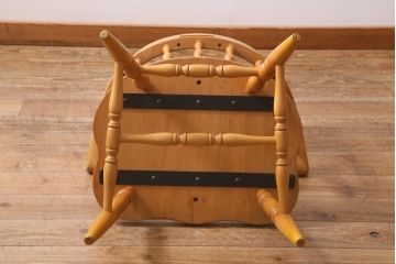 ビンテージ家具　飛騨産業　穂高シリーズ　キツツキマーク　アームチェア(キャプテンチェア)(R-040611)