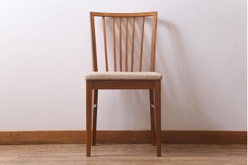 ヴィンテージ家具　イギリスビンテージ　Vanson　北欧スタイルにおすすめなチェア(ダイニングチェア、椅子)(R-040613)