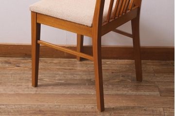 ヴィンテージ家具　イギリスビンテージ　Vanson　北欧スタイルにおすすめなチェア(ダイニングチェア、椅子)(R-040613)