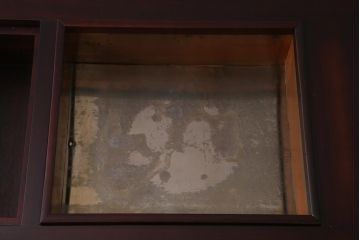 ヴィンテージ家具　カリン材(花梨材)　天板極厚　貫禄のある重厚な佇まいの関西火鉢(ローテーブル、長火鉢、座卓、リビングテーブル、囲炉裏、ビンテージ)(R-040617)