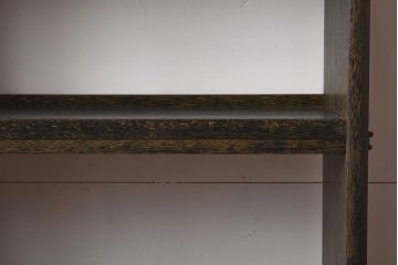 アンティーク家具　和製アンティーク　シンプルで使い勝手の良いブックシェルフ(本棚、オープンラック、収納棚、飾り棚)(R-040621)