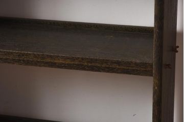 アンティーク家具　和製アンティーク　シンプルで使い勝手の良いブックシェルフ(本棚、オープンラック、収納棚、飾り棚)(R-040621)