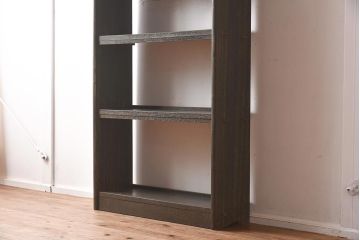 アンティーク家具　和製アンティーク　シンプルで使い勝手の良いブックシェルフ(本棚、オープンラック、収納棚、飾り棚)(R-040621)