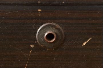 アンティーク家具　栓材　シックな色合いの組み立てタンス・下段左(チェスト)(R-040634)