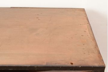 アンティーク家具　栓材　透かし入り　シックな雰囲気漂う組み立てタンス・下段右(収納棚、キャビネット)(R-040635)