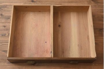 アンティーク家具　大正昭和初期　大正ロマン香る品のある佇まいが魅力の平机(デスク、ワークデスク、在宅ワーク、在宅用)(R-040637)