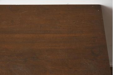 アンティーク家具　大正昭和初期　大正ロマン香る品のある佇まいが魅力の平机(デスク、ワークデスク、在宅ワーク、在宅用)(R-040637)