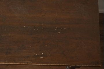 アンティーク家具　大正昭和初期　大正ロマン香る品のある佇まいが魅力の平机(デスク、ワークデスク、在宅ワーク、在宅用)(R-040637)