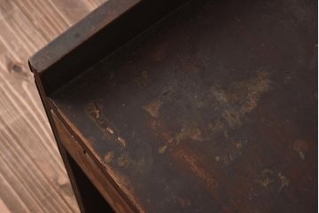 アンティーク家具　和製アンティーク　昭和初期　年月を重ねた味わい深さが魅力の文机(座机、ローテーブル、引き出し、センターテーブル)(R-040638)