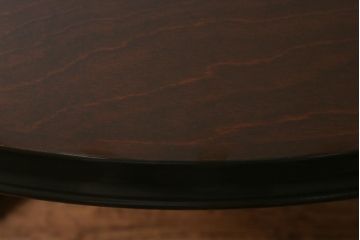 中古　ヴィンテージ家具　飛騨産業　穂高シリーズ　キツツキマーク　洗練された佇まいが魅力的な丸テーブル(ダイニングテーブル、カフェテーブル、ラウンドテーブル、ビンテージ)(R-040642)