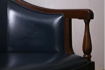 中古　maruni(マルニ木工)　KENT-COURT(ケントコート)　ブリティッシュコレクション　アームチェア(1Pソファ、一人掛け)(定価約30万円)(R-040644)
