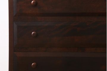 中古　松本民芸家具　D型整理タンスI　シンプルながら上品な雰囲気漂うチェスト(衣装タンス、引き出し)(定価約30万円)(R-040650)