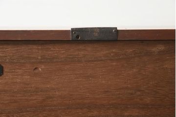 アンティーク家具　和製アンティーク　明治大正期　前面桐材　木肌と金具のコントラストが素敵な衣装箪笥(時代箪笥、引き出し、チェスト、桐箪笥、桐たんす)(R-040653)