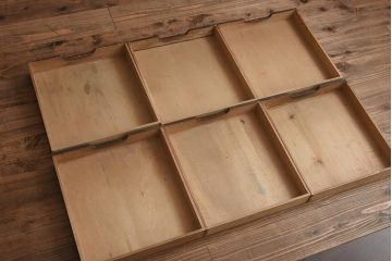 アンティーク家具　和製アンティーク　栓材　大正ロマンな雰囲気がおしゃれな小引き出し(書類ケース、小物収納)(R-040660)