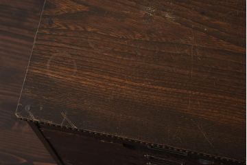 アンティーク家具　和製アンティーク　栓材　大正ロマンな雰囲気がおしゃれな小引き出し(書類ケース、小物収納)(R-040660)