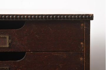 アンティーク家具　和製アンティーク　栓材　大正ロマンな雰囲気がおしゃれな小引き出し(書類ケース、小物収納)(R-040660)