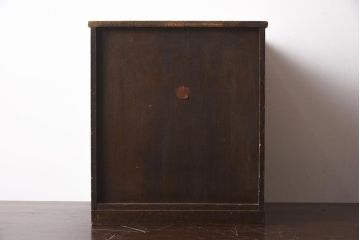 アンティーク家具　和製アンティーク　栓材　大正ロマンな雰囲気がおしゃれな小引き出し(書類ケース、小物収納)(R-040660)