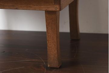 アンティーク雑貨　昭和初期　栓材　味わい深い小さなちゃぶ台(飾り台、花台)(R-040672)