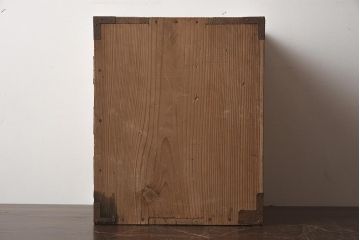 アンティーク家具　和製アンティーク　明治大正期　味わい深い和の雰囲気漂う小引き出し(小物収納)(R-040677)