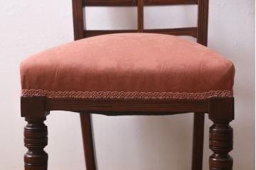 アンティーク家具　フランスアンティーク　エドワーディアン様式　マホガニー材製のダイニングチェア(椅子)(R-040679)