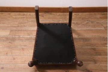 アンティーク家具　フランスアンティーク　エドワーディアン様式　マホガニー材製のダイニングチェア(椅子)(R-040679)