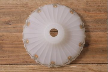 ビンテージ照明　ヨーロッパ　シェードのデザインがおしゃれなペンダントライト(天井照明)(R-040688)