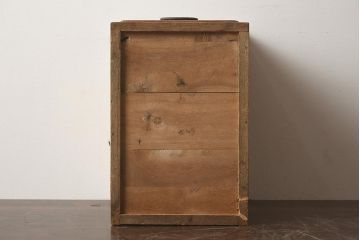 アンティーク家具　大正昭和初期　桐材　レトロな小引き出し(卓上収納、小物収納)(R-040705)
