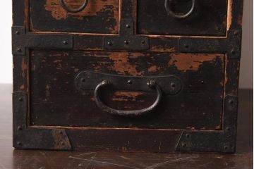 アンティーク家具　古民具　明治大正期　情緒あふれる硯箱(小引き出し)(R-040706)