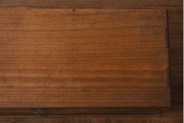 昭和中期　和装小物入れ　扇の意匠が上品な小引き出し(小物収納)(R-040710)