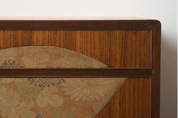 昭和中期　和装小物入れ　扇の意匠が上品な小引き出し(小物収納)(R-040710)