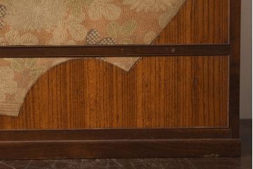 昭和中期　和装小物入れ　扇の意匠が上品な小引き出し(小物収納)(R-040710)